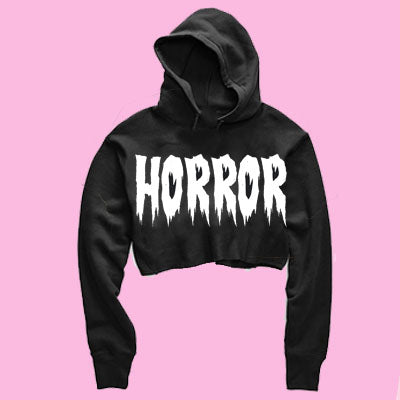 Horror | Crop Hoodie