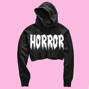 Horror | Crop Hoodie