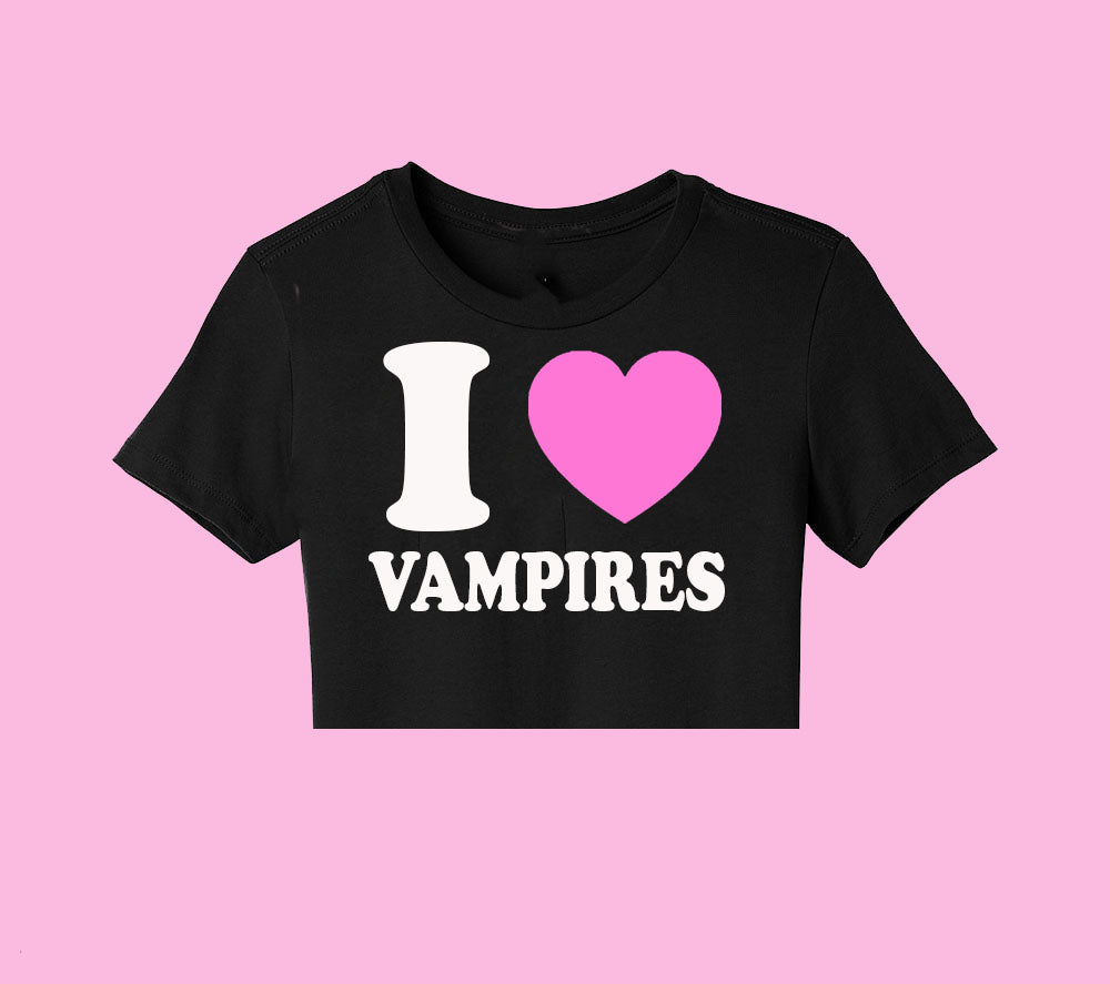 I HEART VAMPIRES | CROP TOP