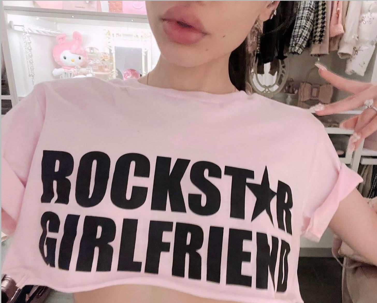 ROCKSTAR GIRLFRIEND | Cut Off Crop