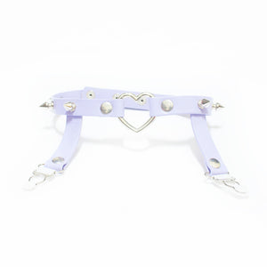 SPIKED HEART GARTER