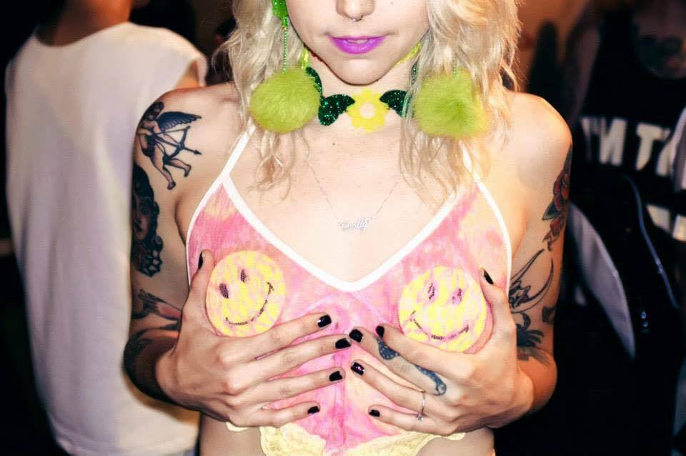 SMILEY FACE PASTIES