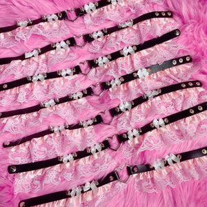 BABY DOLL BONDAGE CHOKERS