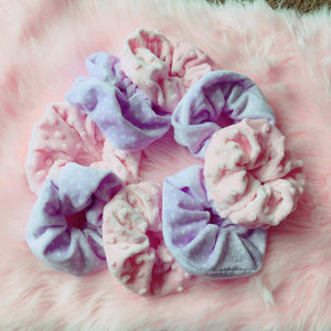 JUMBO MINKY SCRUNCHIES