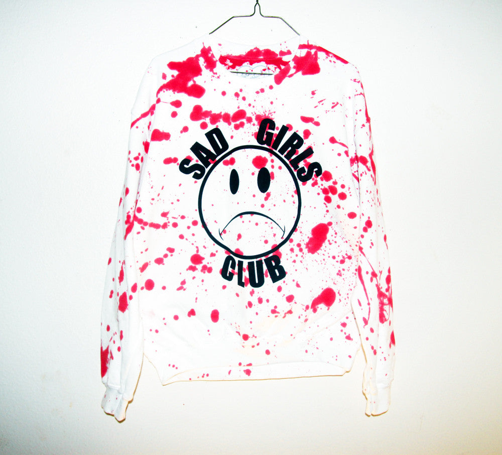 BLOODY SAD GIRLS CLUB SWEATSHIRT