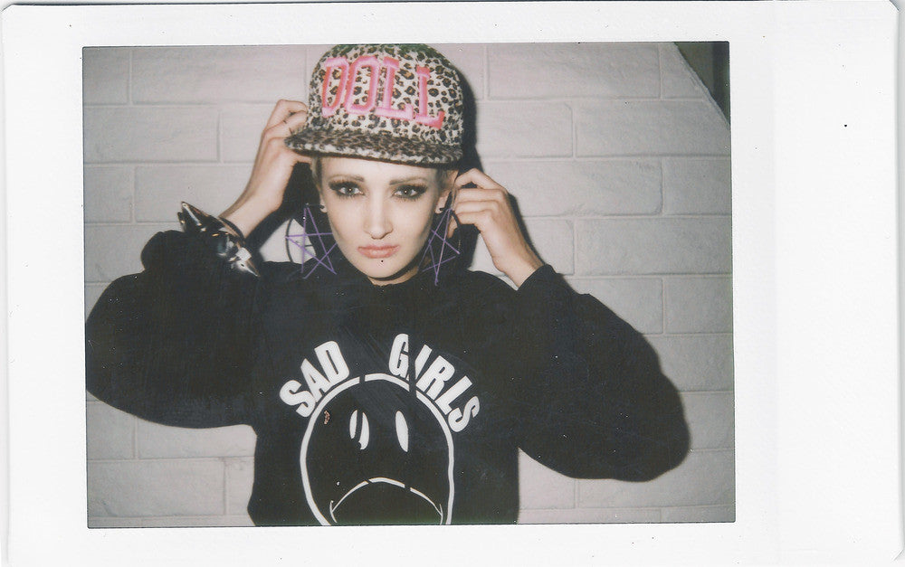 PLUSH LEOPARD DOLLCULT SNAPBACK