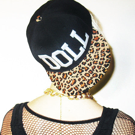 DOLL LEOPARD BILL SNAPBACK