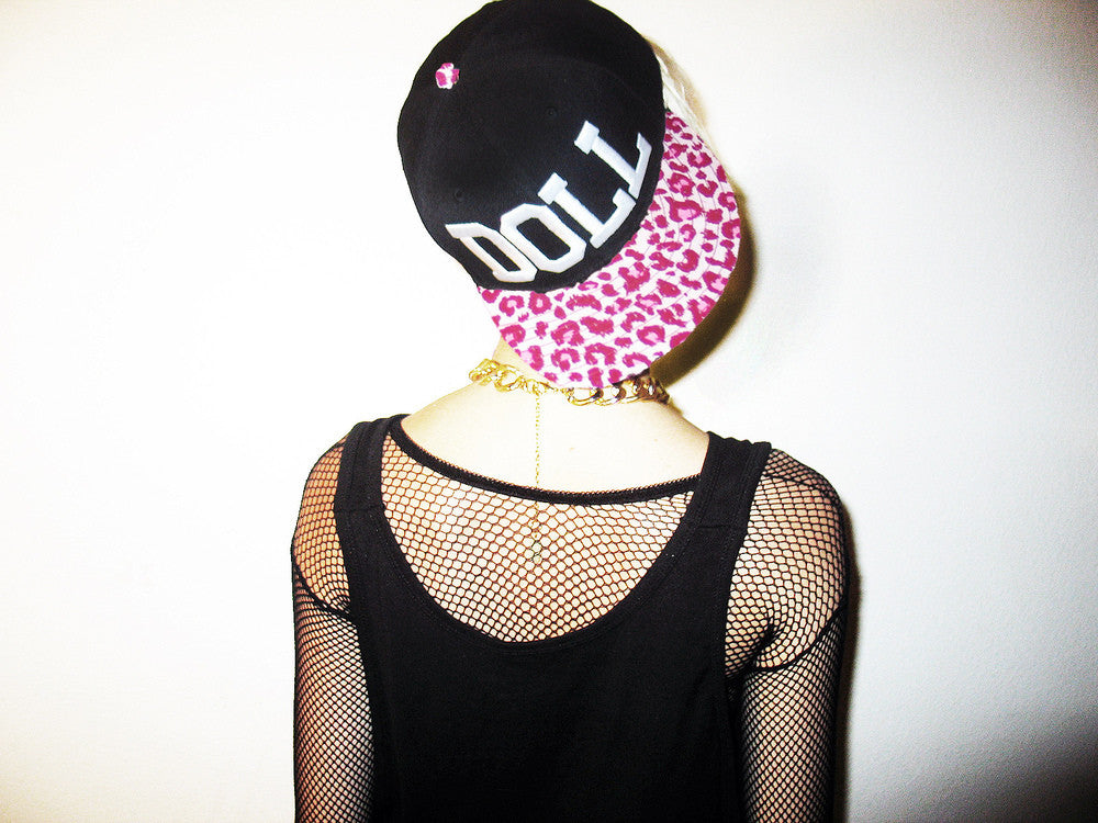 DOLL LEOPARD BILL SNAPBACK