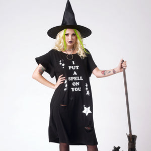 I PUT A SPELL ON YOU TEE DRESS