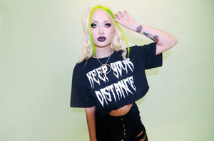 KEEP YOUR DISTANCE CROP TOP