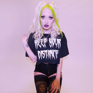 KEEP YOUR DISTANCE CROP TOP