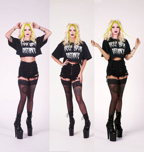 KEEP YOUR DISTANCE CROP TOP