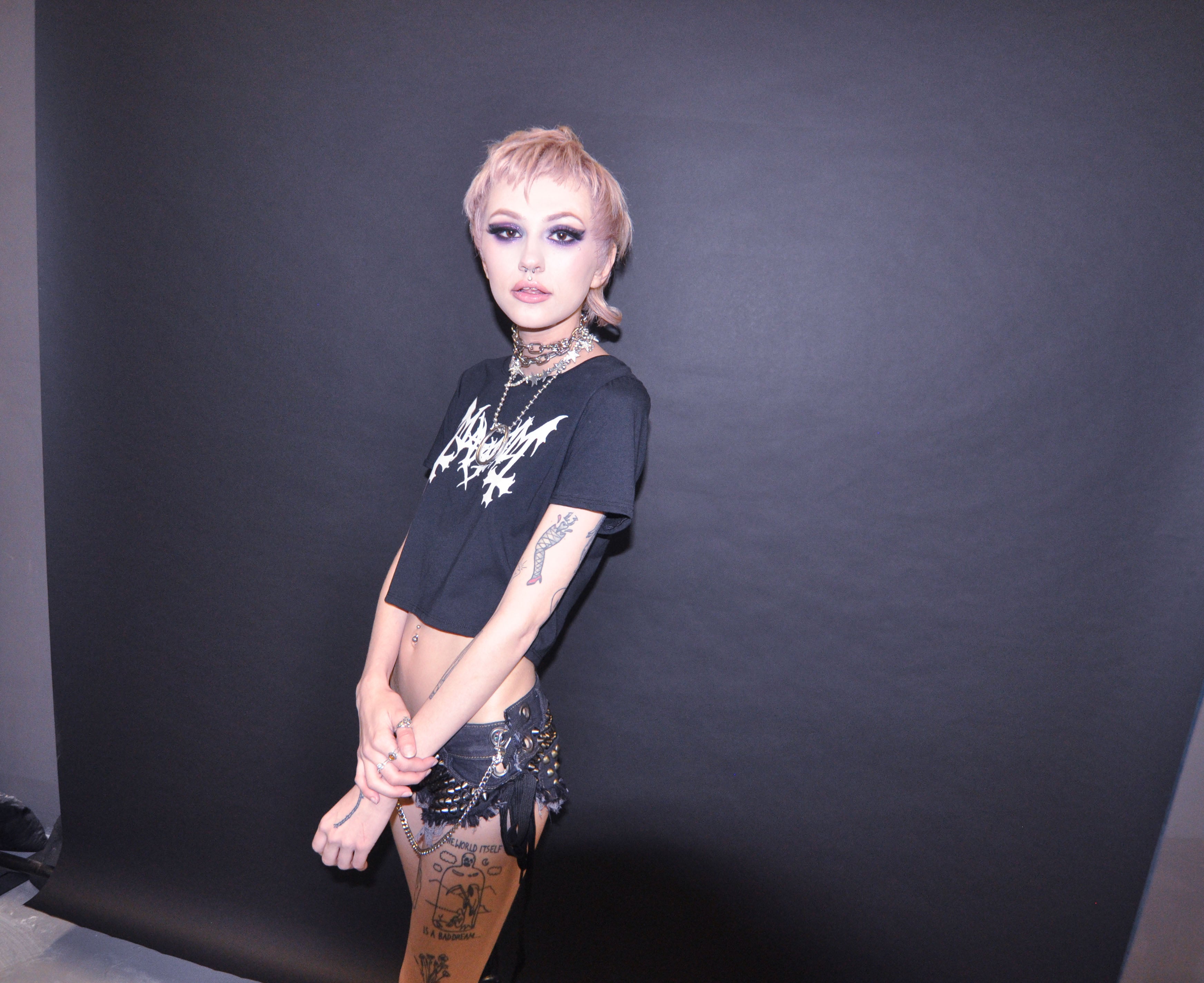 MAYHEM GLITTER CROPTOP