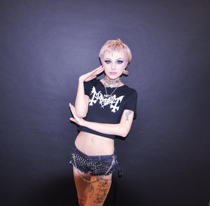 MAYHEM GLITTER CROPTOP