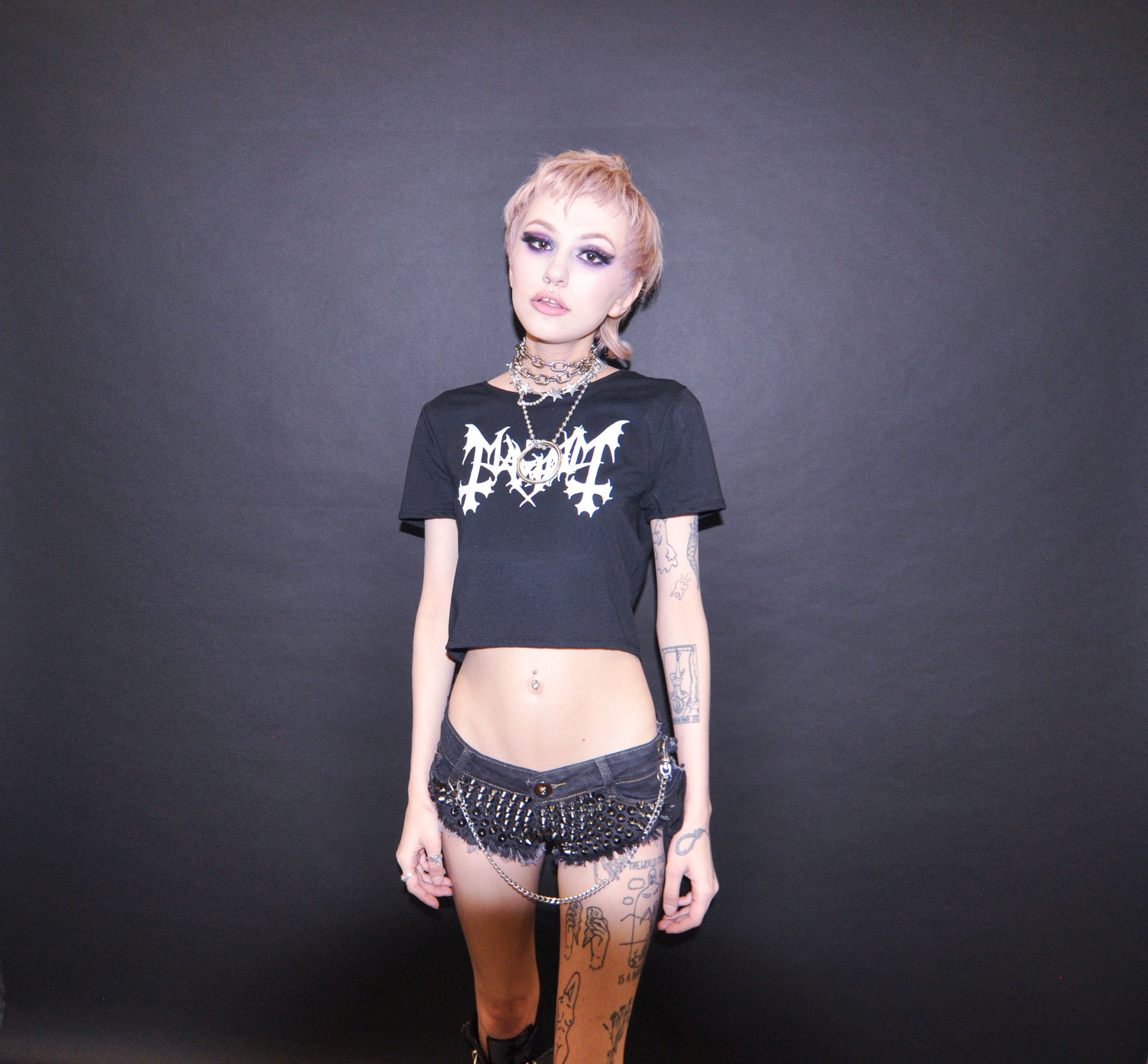 MAYHEM GLITTER CROPTOP