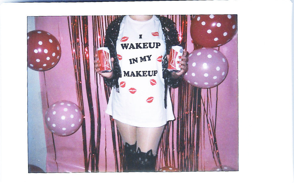 I WAKE UP IN MY MAKEUP TEE