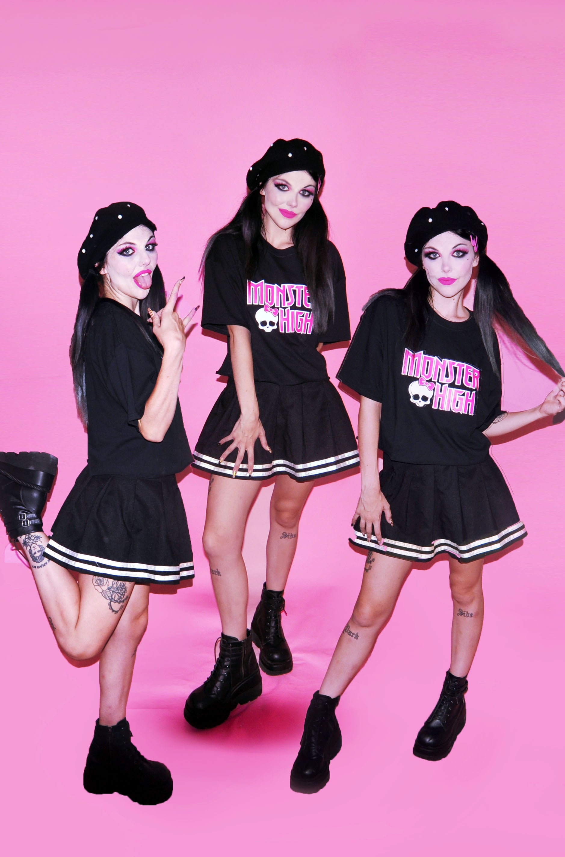 M0NSTER NIGHT DOLL CROP TOP