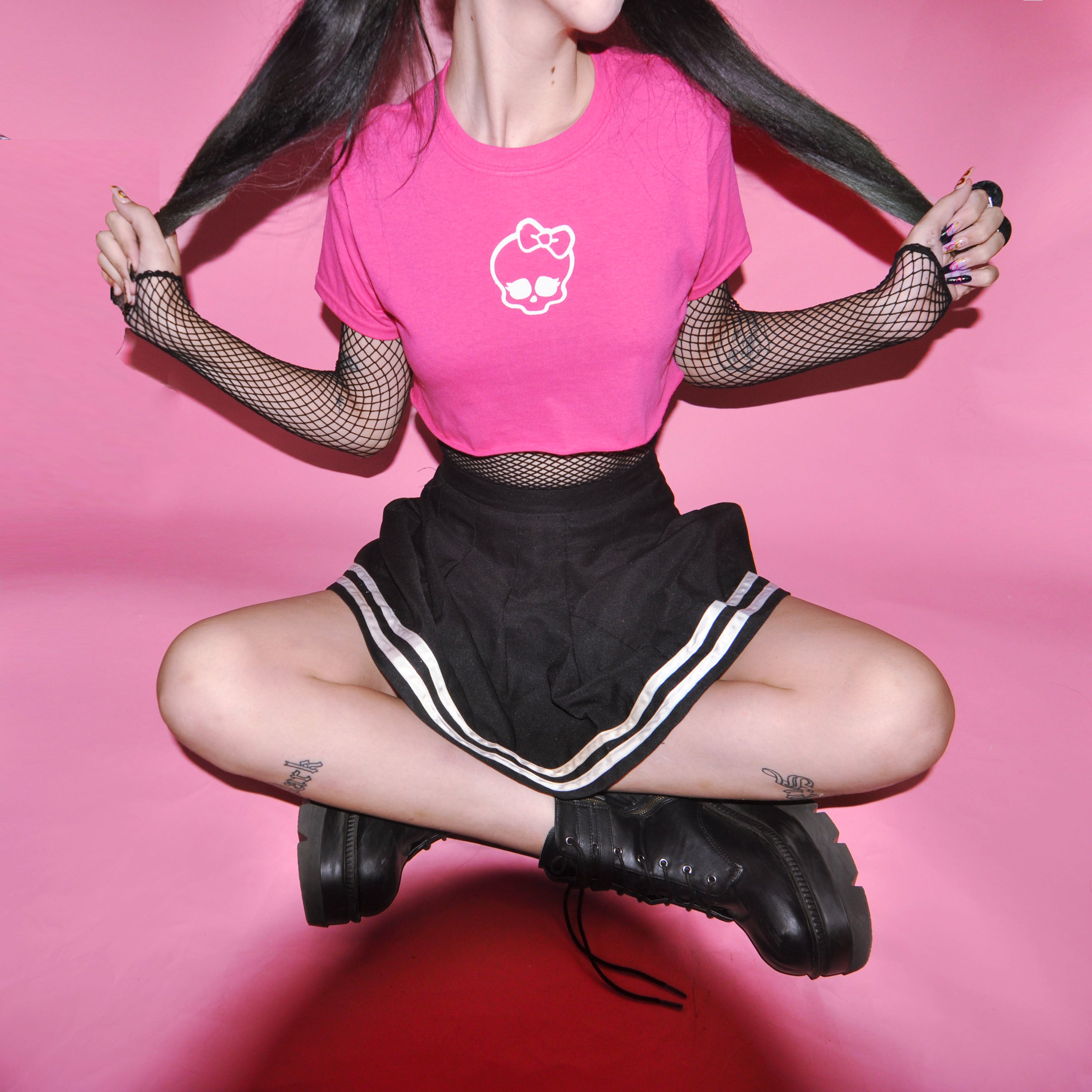M0NSTER HIGH PINK CROP