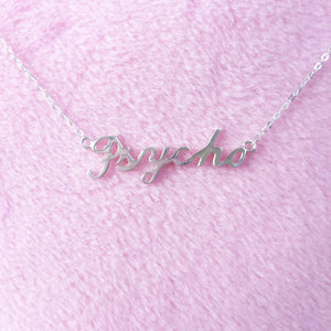 PSYCHO, YASSSSS, EYEROLL Necklace Collection