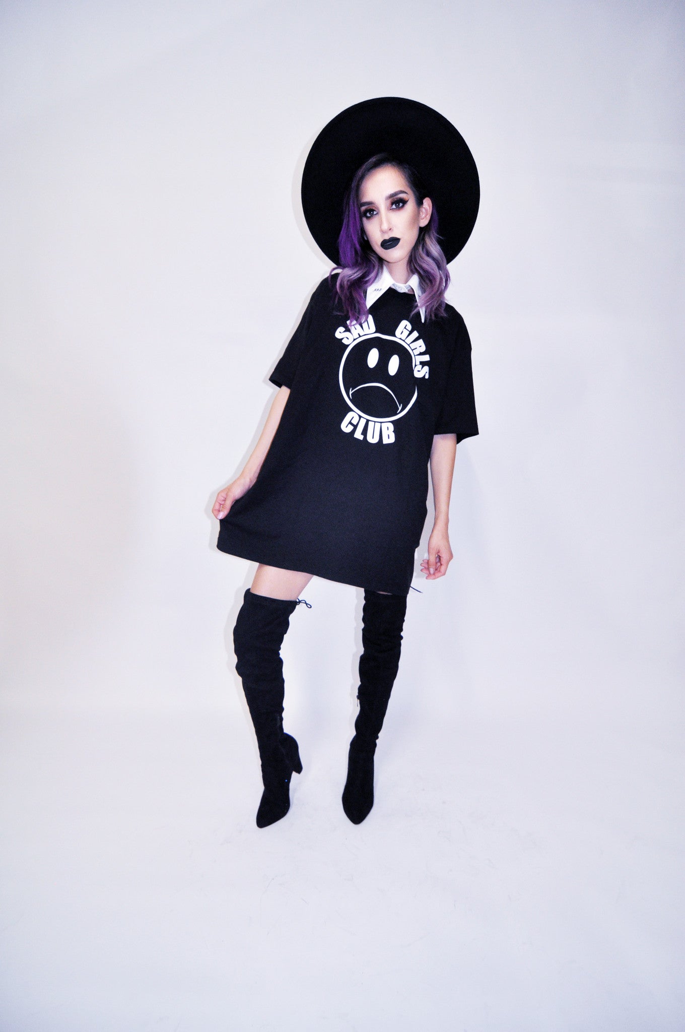 SAD GIRLS CLUB T-SHIRT DRESS