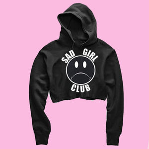 Sad Girls Club | Crop Hoodie