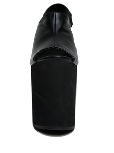 Y. R. U. "HEART EYEZ" PLATFORMS BLACK