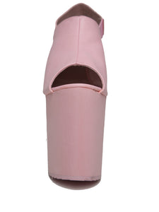 Y. R. U. "HEART EYEZ" PLATFORMS BABY PINK