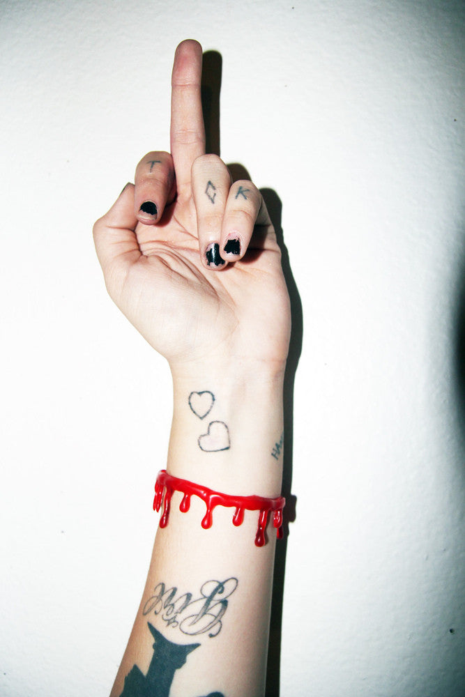 BLOODY DRIP BRACELET