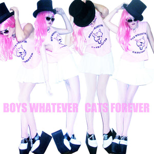 BOYS WHATEVER CATS FOREVER TEE