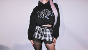 BRAT CROP | HOODIE