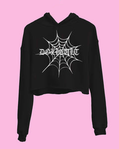 DOLLCULT WEBS | Crop Hoodie