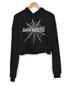 DOLLCULT WEBS | Crop Hoodie