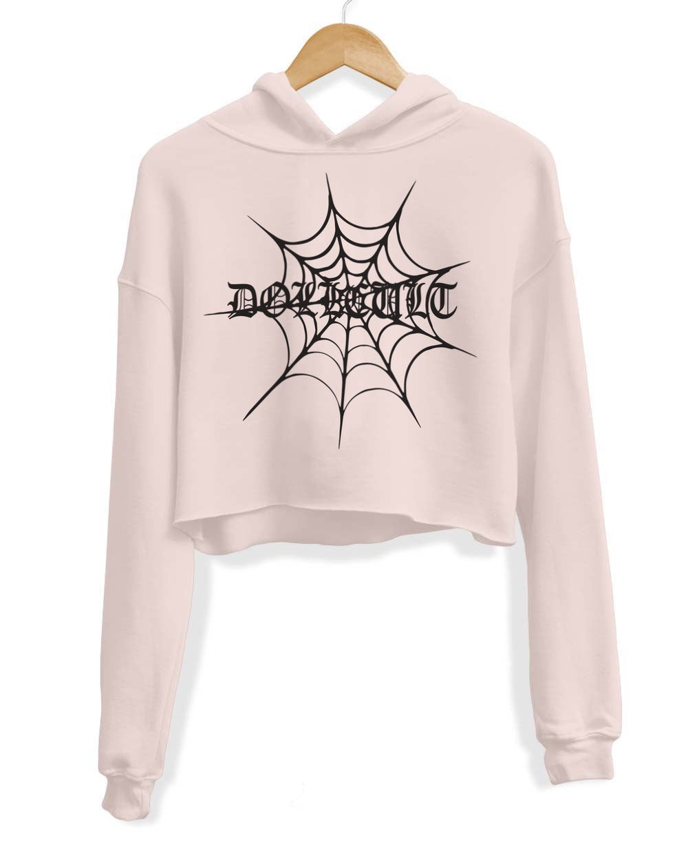 DOLLCULT WEBS | Crop Hoodie