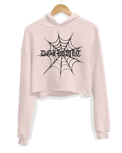 DOLLCULT WEBS | Crop Hoodie