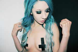GLITTER CROSS PASTIES