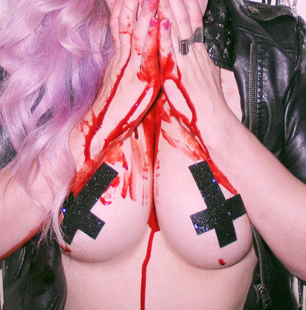 GLITTER CROSS PASTIES