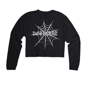 DOLLCULT WEBS | Cropped Long Sleeve