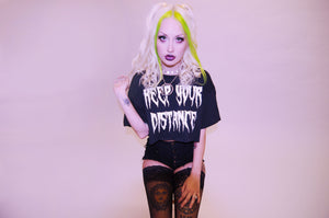 KEEP YOUR DISTANCE CROP TOP