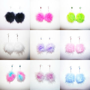 PURRFECT FLUFFY EARRINGS