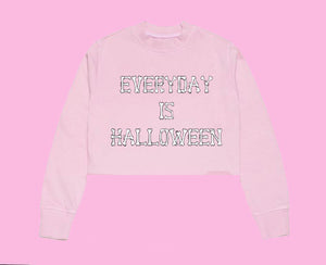EVERYDAY IS HALLOWEEN | CROP SWEATSHIRT