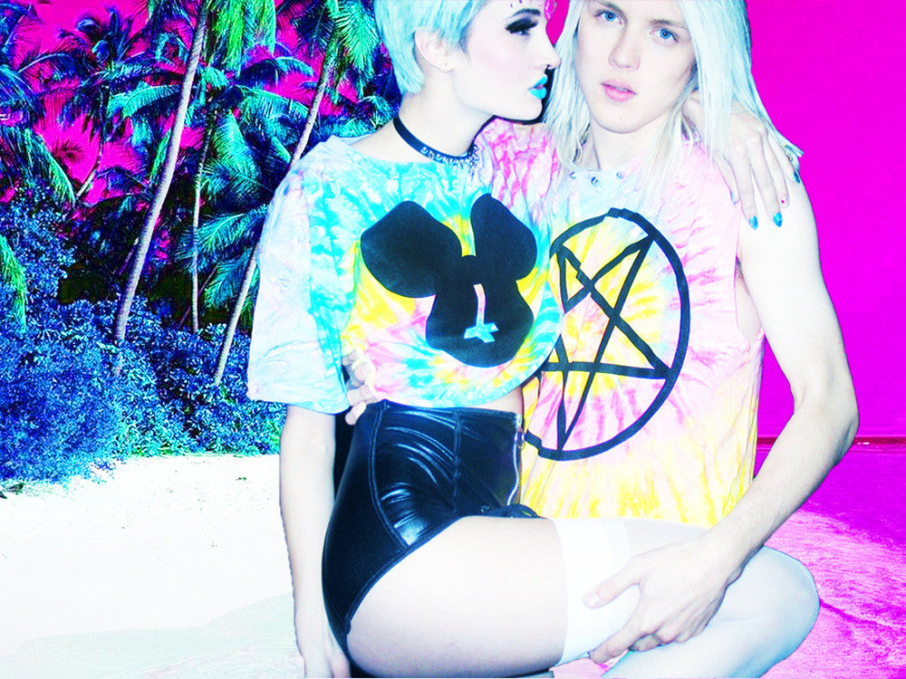 TIE DYE MOUSE CLUB TEE