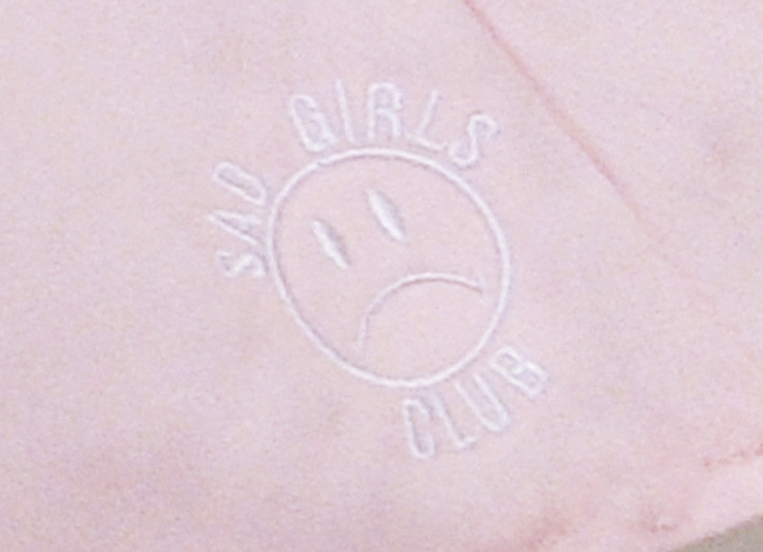 SAD GIRLS CLUB TENNIS SKIRT BABY PINK
