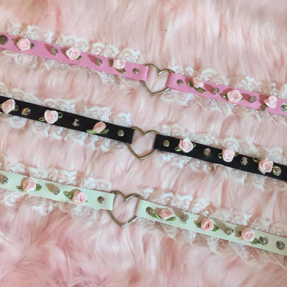 ROSE NYMPH CHOKERS