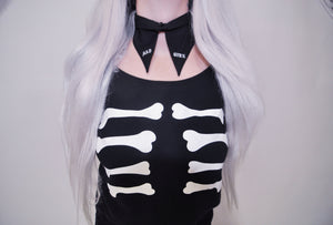 BLACK SAD GIRL COLLAR