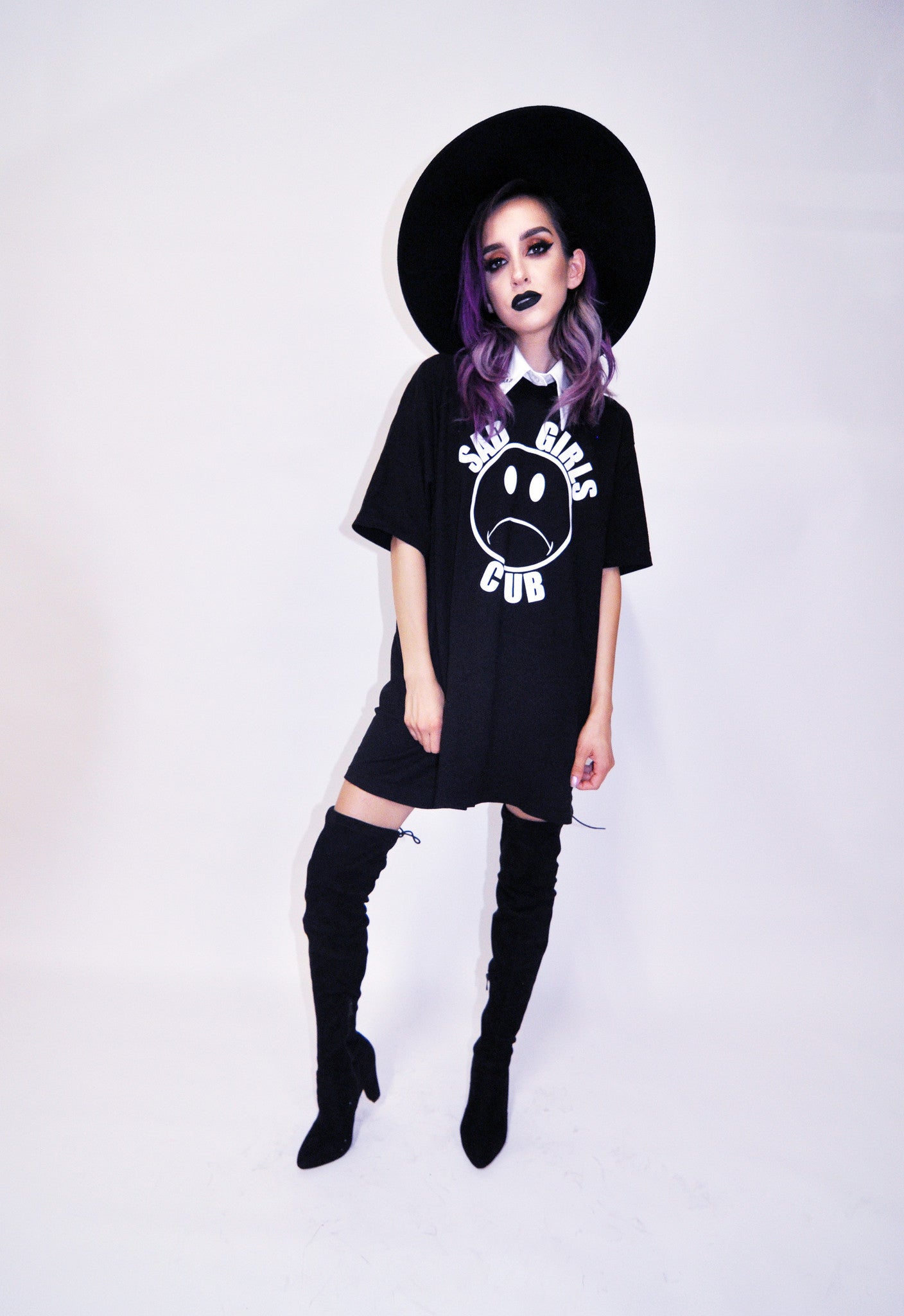 SAD GIRLS CLUB T-SHIRT DRESS