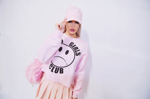 SAD GIRLS CLUB TENNIS SKIRT BABY PINK