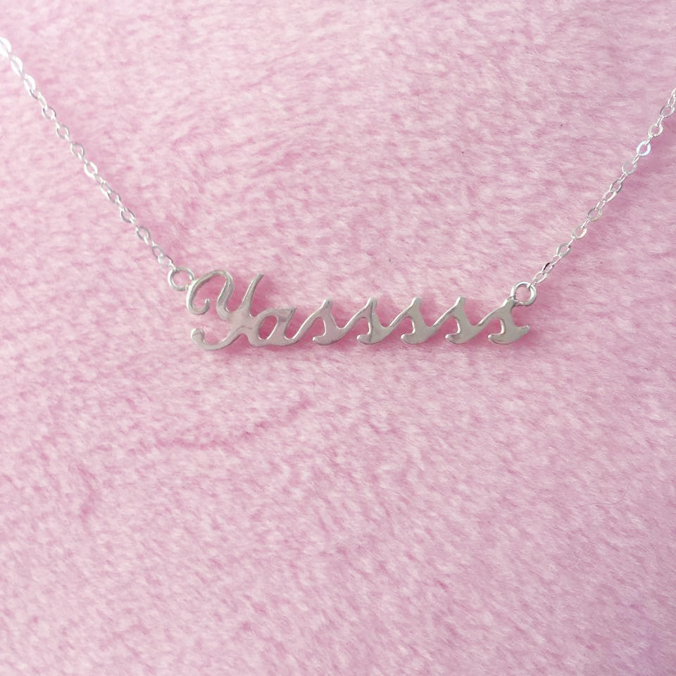 PSYCHO, YASSSSS, EYEROLL Necklace Collection